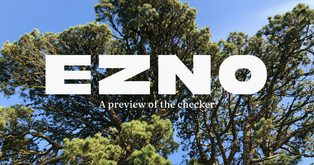 A preview of Ezno's checker